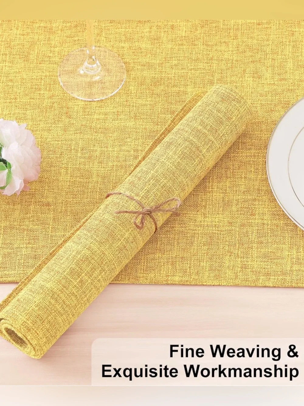 Cotton Linen Dining Placemats